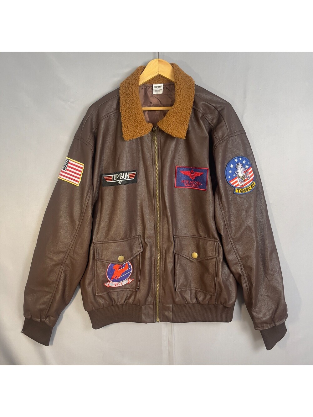 TOP GUN MAVERICK Bomber Jacket Military Spirit Halloween Adult Jacket XL Costume
